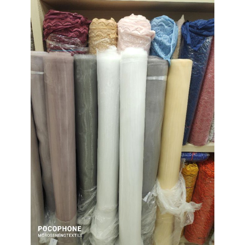 Jual Kain Crinoline Segnet Tile Gazar | Shopee Indonesia