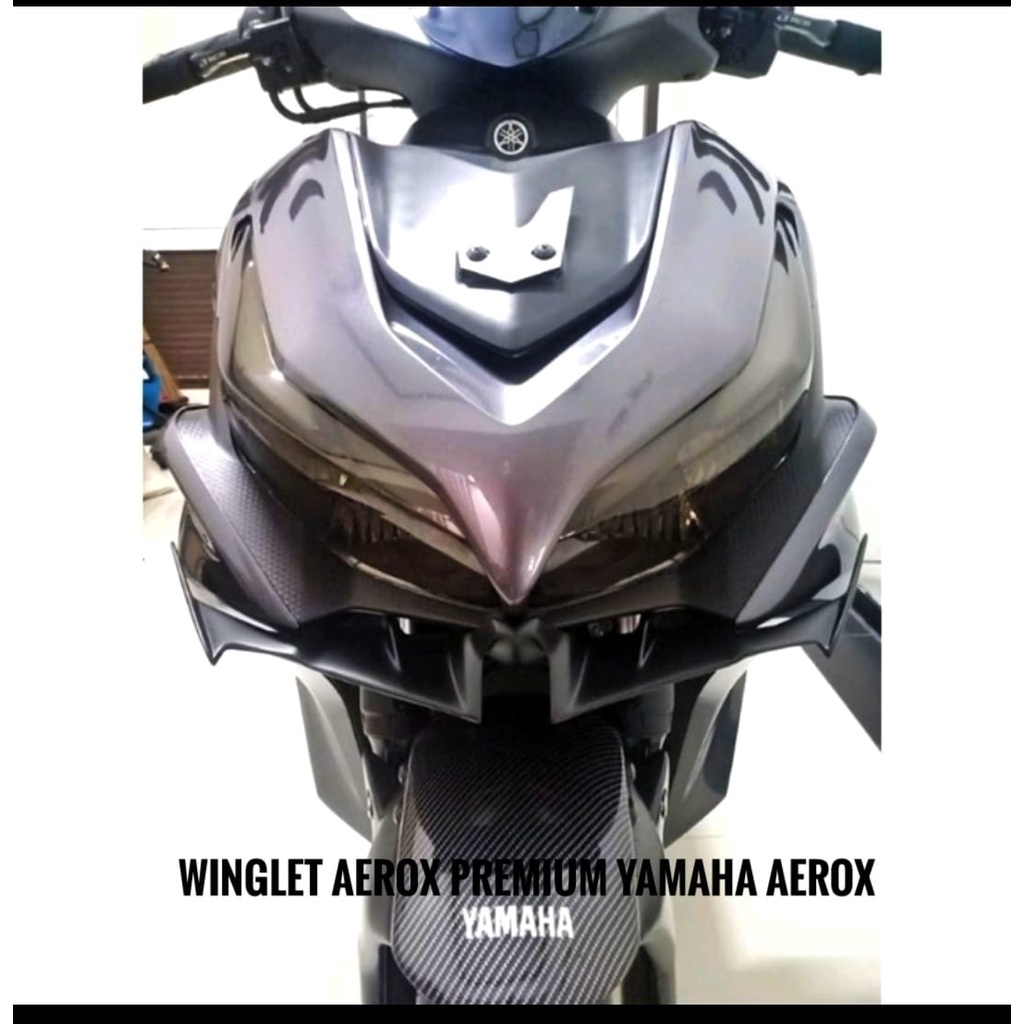 Jual Terpopuler Winglet Yamaha Aerox Model Moto Gp Kumis Winglet Spion Body Aerox Visor