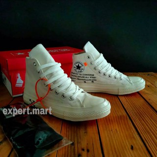 Harga converse x off hot sale white