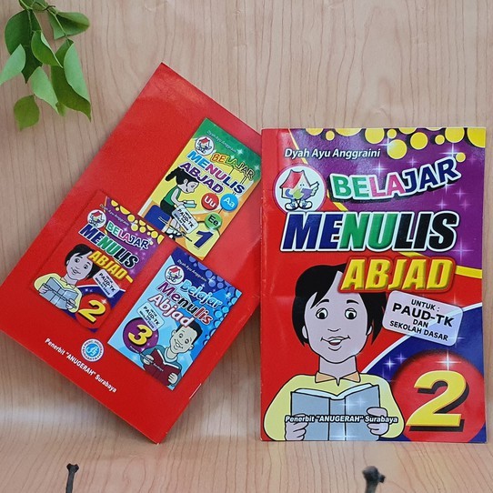 Jual Belajar Menulis Abjad 1 - 3 PAUD TK SD / Menebali Huruf / Menulis ...