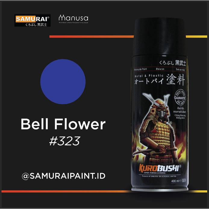 Jual Samurai Paint Standard Bell Flower 323 Bunga Bell Biru Standar ...
