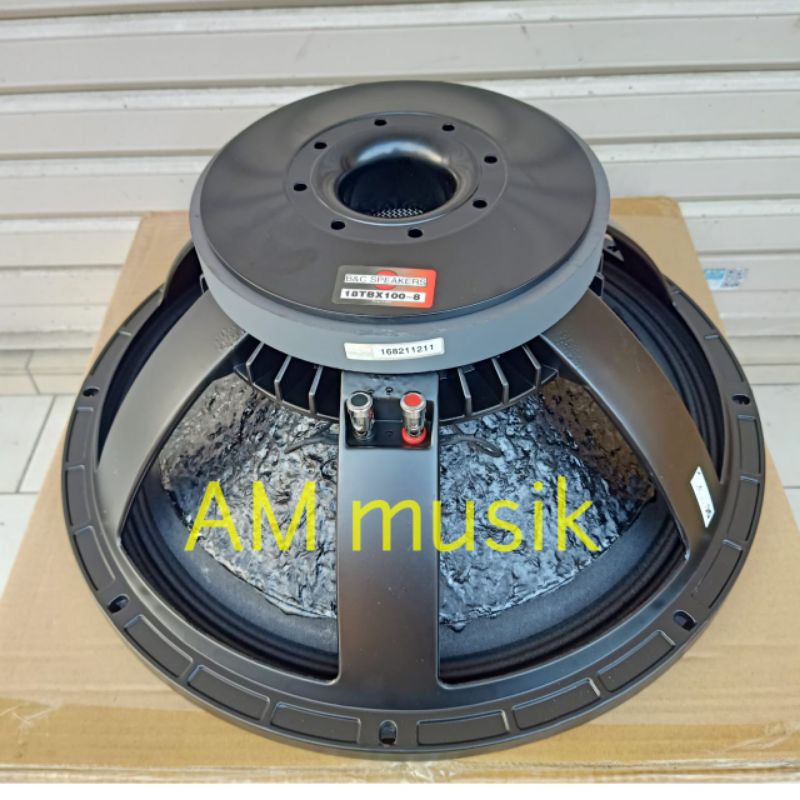 Jual KOMPONEN SPEAKER B&C 18TBX100 SUBWOOFER 18 INCH 18TBX100 | Shopee ...