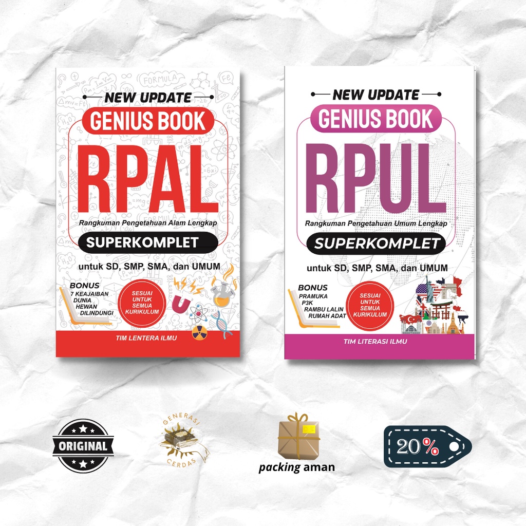 Jual Buku New Update Genius Book RPUL Dan RPAL Superkomplet | Shopee ...