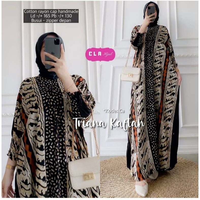 Jual Kaftan Cap Encim Motif Sogan Super Jumbo LD 150 Black Color Busui Resleting Lengan 7 8 Pakaian Baju Gamis Rayon Kaftan Long Dress Wanita Muslimah Jumbo Burgundy Metasha XXXXL Panjang Arabian Bumi...