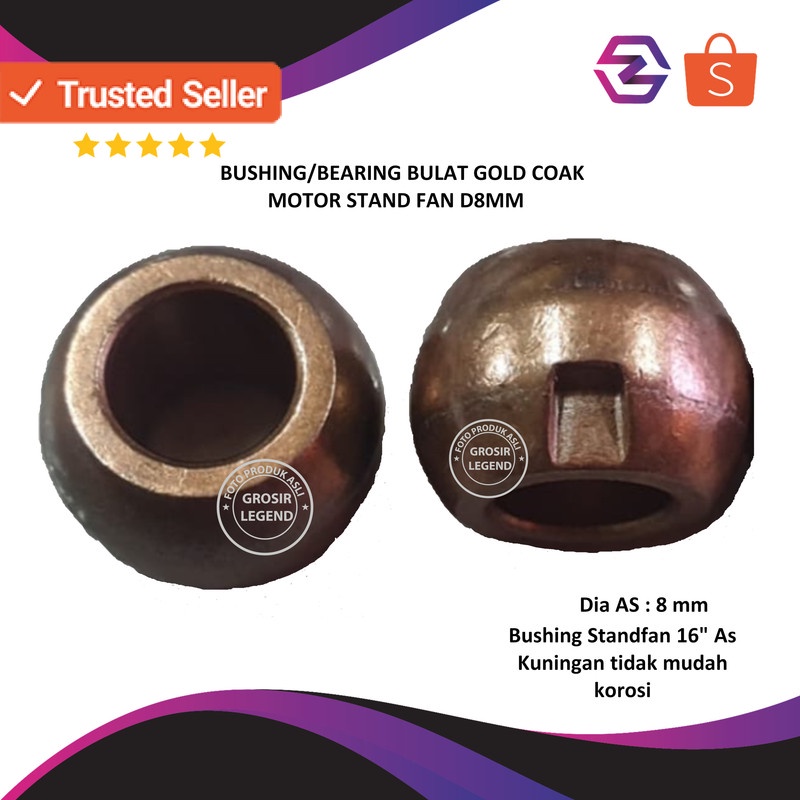Jual Bushing boshing bos bearing standfan kipas angin diameter AS 8 mm Shopee Indonesia