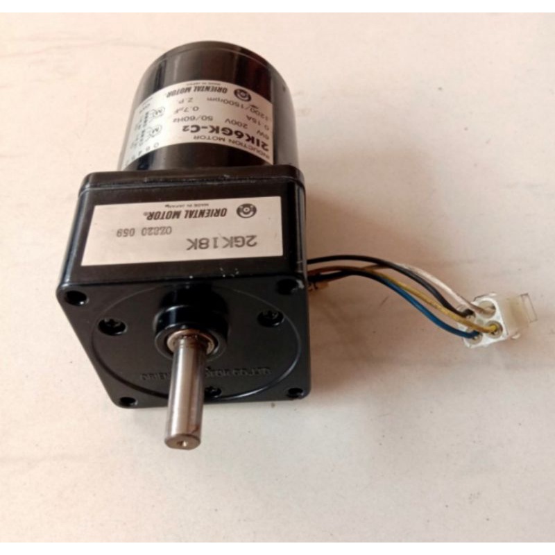 Jual Oriental motor gearbox 220V 6W ratio 118 induction motor gearbox