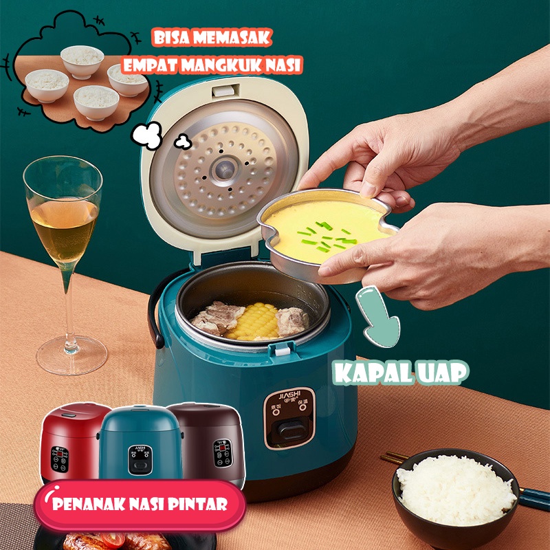 Jual Rice Cooker Penanak Nasi Mini 1 Liter Untuk 2 5 Orang 4 Mangkuk