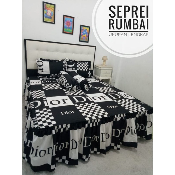 Jual SPREI RUMBAI 160X200, SPREI AESTHETIC, SPREI RUMBAI 180X200, SPREI ...