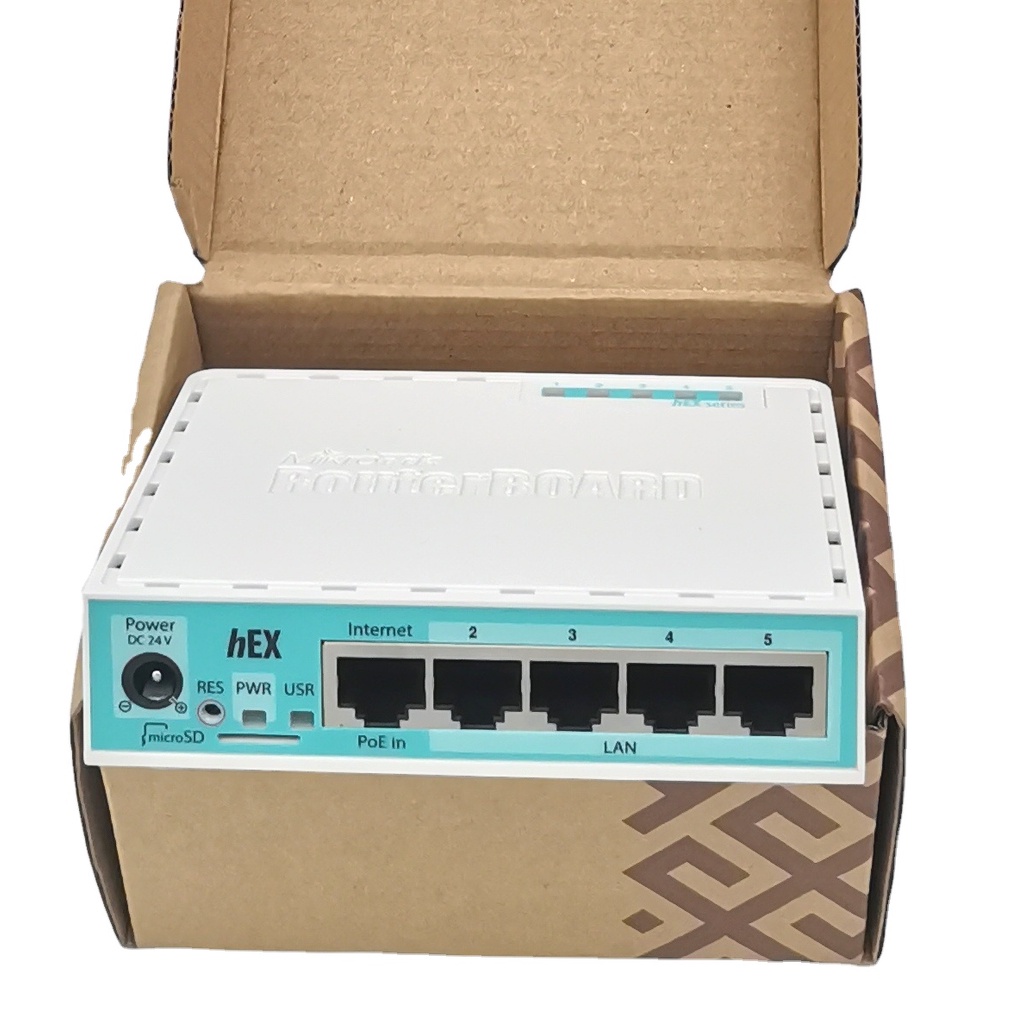 Jual MikroTik hEX RB750Gr3 RB 750 GR3 RB750 Fullset | Shopee Indonesia