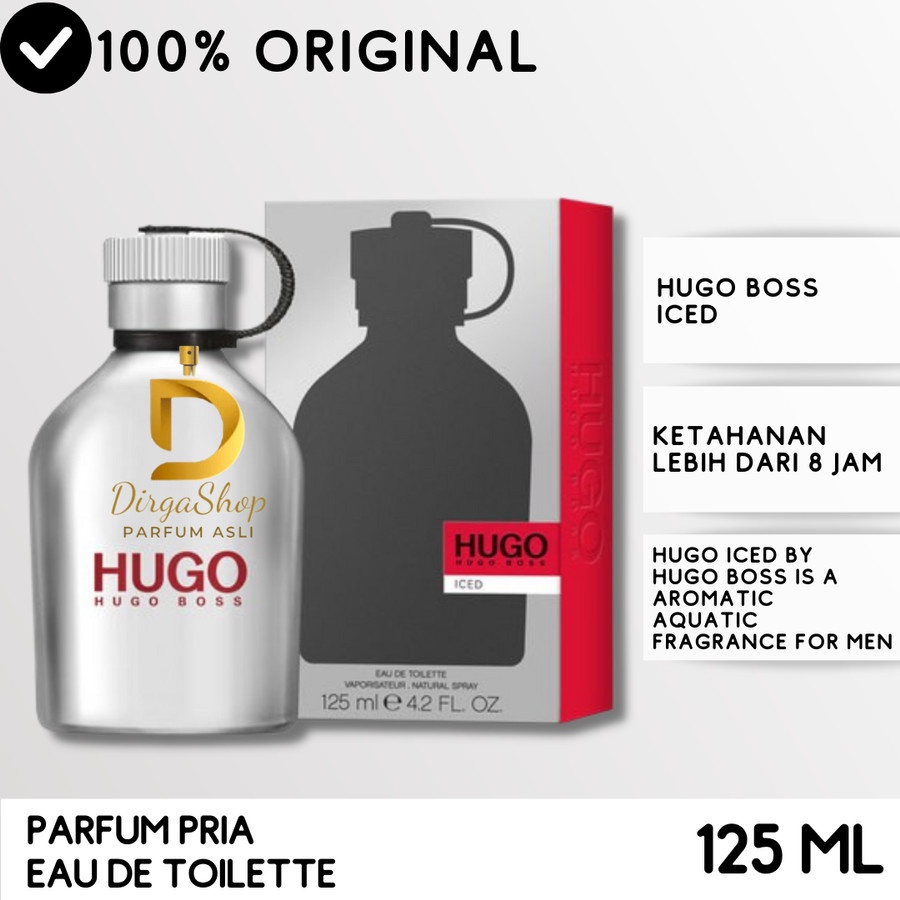 Jual HUGO BOSS ICED EDT 125ML BPOM BOX SEGEL ORIGINAL 100 Shopee