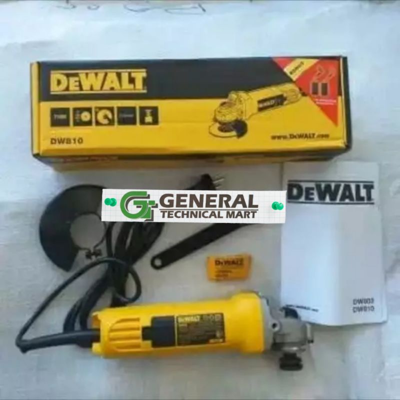 Jual Mesin Gerinda Tangan 4" DW 810 Angle Grinder Dewalt DW810 | Shopee ...