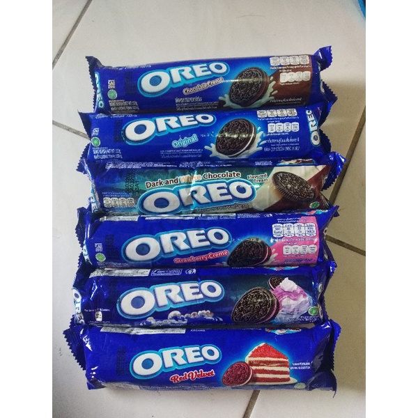 Jual OREO ORIGINAL/RED VELVET/CHOCOLATE/BLUEBERRY ICE CREAM/ DARK&WHITE ...