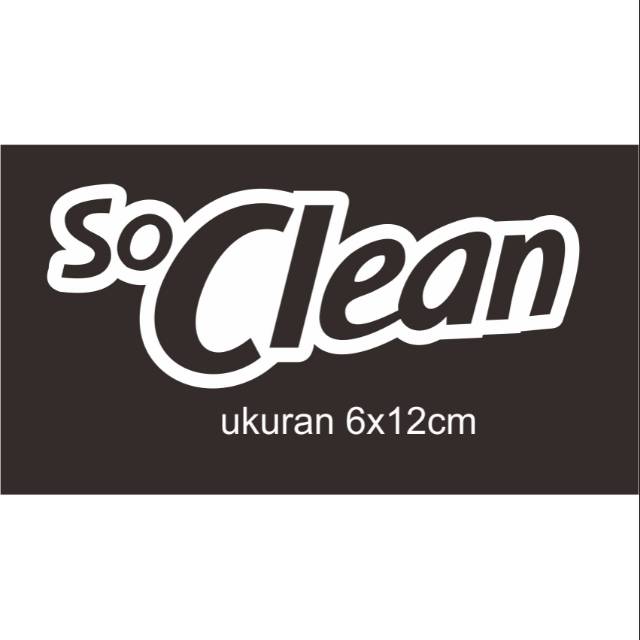 Jual Cutting sticker motor mobil so clean jdm 24 | Shopee Indonesia