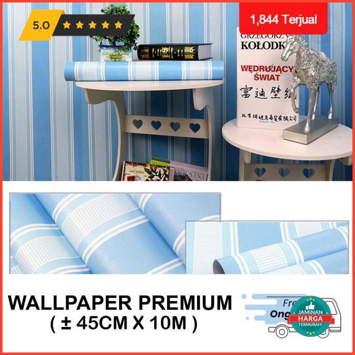 Jual Dekorasi Rumah Paket 2 Roll Wallpaper Stiker Dinding 45cm X 10m