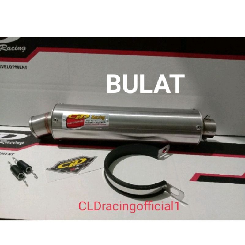 Jual SILENCER ONLY CLD RACING TYPE PERFORMANCE INLET 38 MM PJ. 30CM
