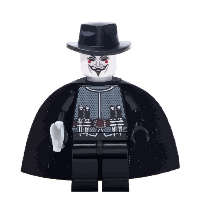 Jual V for Vendetta Anthony Lilliman Movie Minifig Minifigure Lego ...