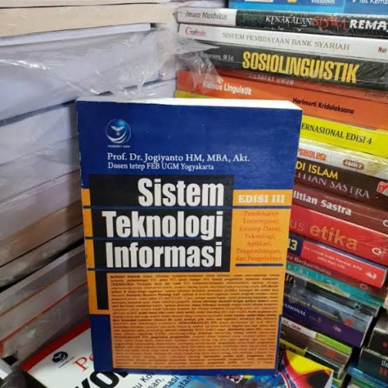 Jual Sistem Teknologi Informasi - Jogiyanto | Shopee Indonesia