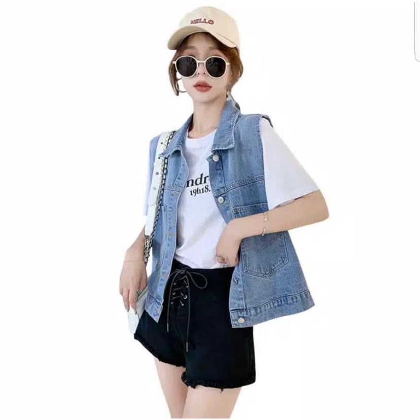 Jual SEVEN.CLOTH ROMPI JEANS | Shopee Indonesia