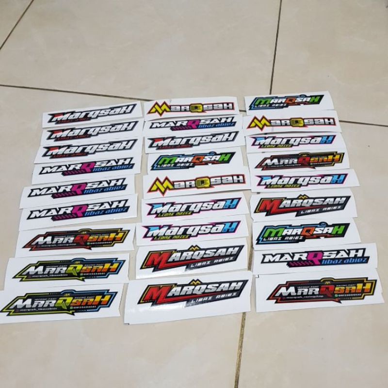 Jual Stiker Marqsah terbaru Libaz Abiez | Shopee Indonesia