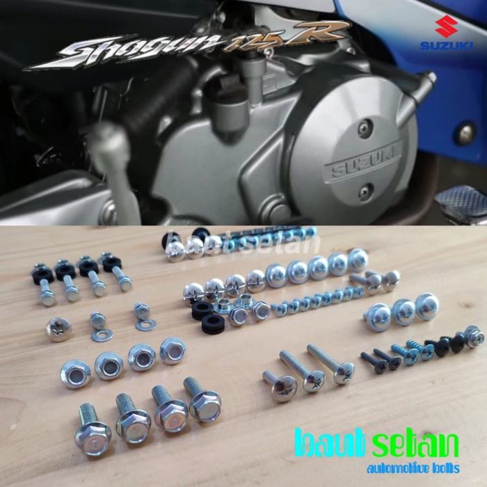 Jual Baut Full Body Suzuki Shogun 125 R-FD /Baut Fullset Shogun 125R ...