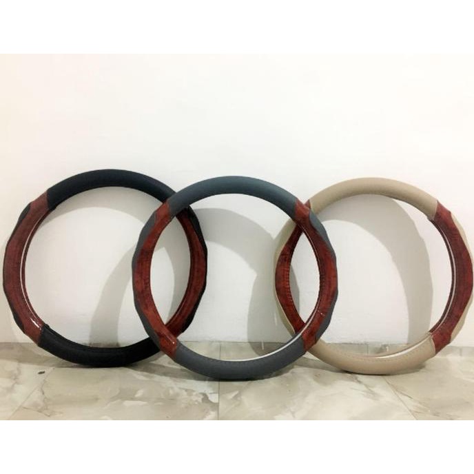 Jual Sarung Stir Cover Setir Gentleman Design & Premium Quality (Kayu ...
