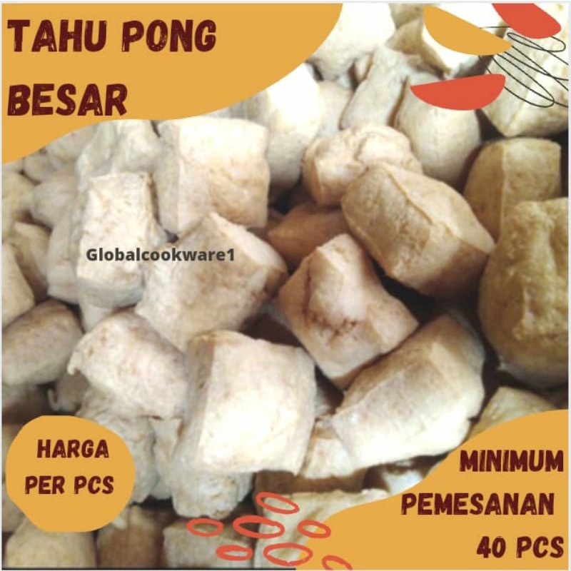 Jual Tahu Pong Besar Minimum 50 Pcs Shopee Indonesia