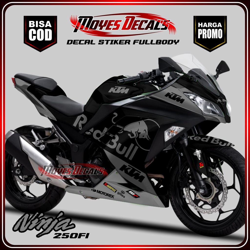 Jual Decal Stiker Striping Ninja Stiker Decal Motor Ninja Fi Stiker