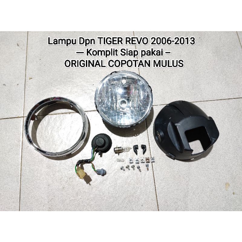 Jual Lampu Depan Headlamp Honda Tiger Revo kepala bulat 20062013