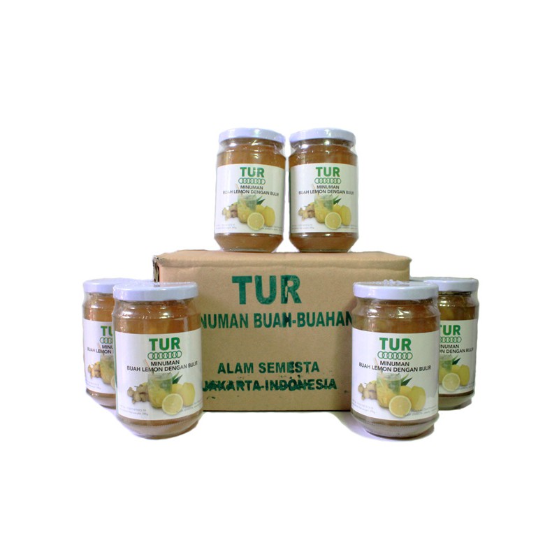 Jual TUR Lemon Bulir Kemasan Botol - Minuman Asli Buah Lemon Dengan ...