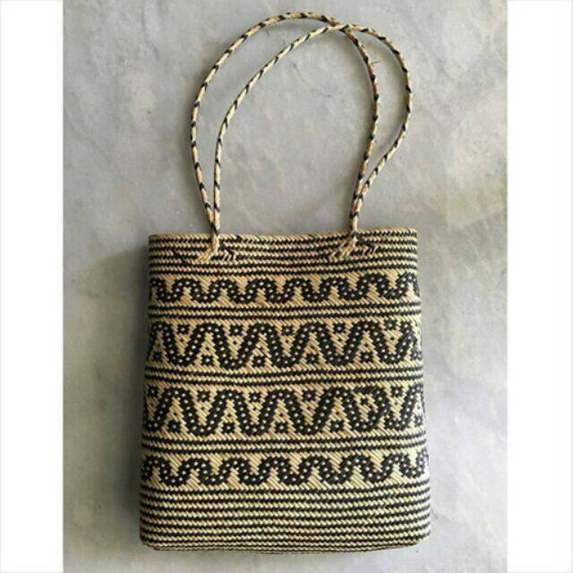 Jual Tas Rotan Map Motif [B003] - Tas Etnik Rotan Anyaman Dayak ...