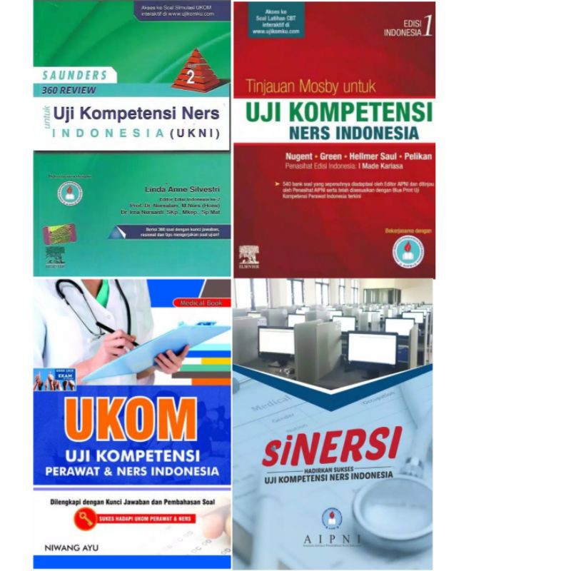 Jual PAKET 4 BUKU SINERSI R, UKOM, FOKUS NERS, SINERSI AIPNI | Shopee ...