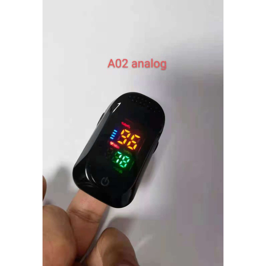 Jual Pulse Oximeter Warna Hitam Type C101a2 Fingertip Alat Pengukur ...