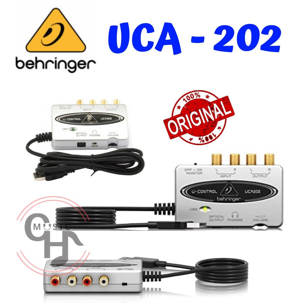 Jual Behringer UCA202 UltraLow Latency 2 In/2 Out USB/Audio Interface