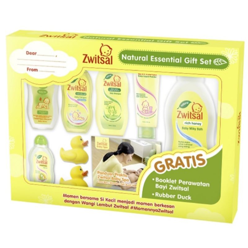 Jual Zwitsal Natural Essential Gift Set Baby Spa Gift Box Shopee