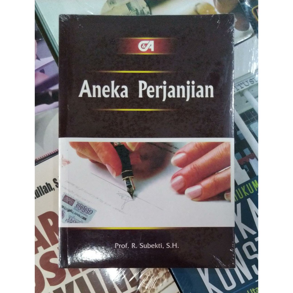 Jual Buku Original Aneka Perjanjian - Subekti - Citra Aditya | Shopee ...