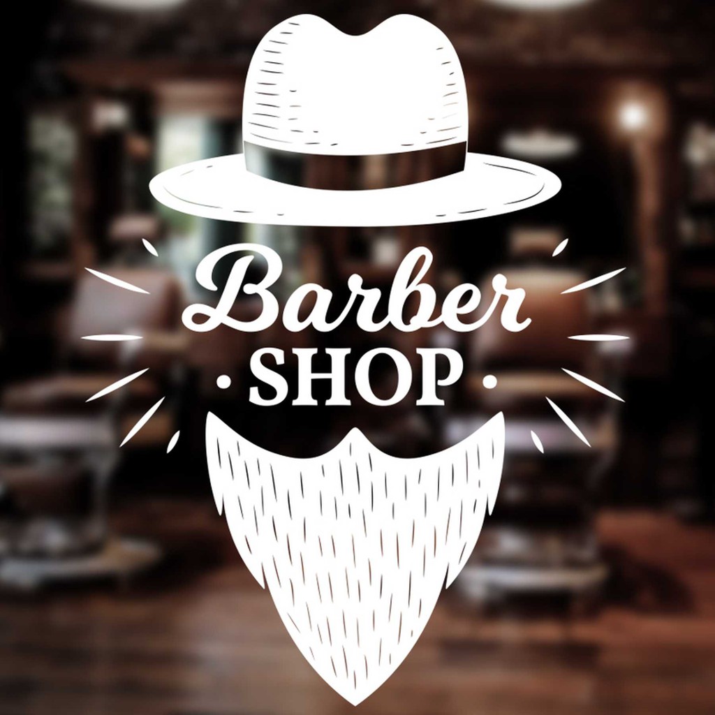 Jual Stiker Kaca dan Dinding Barber Shop Custom Tulisan Cutting Sticker ...