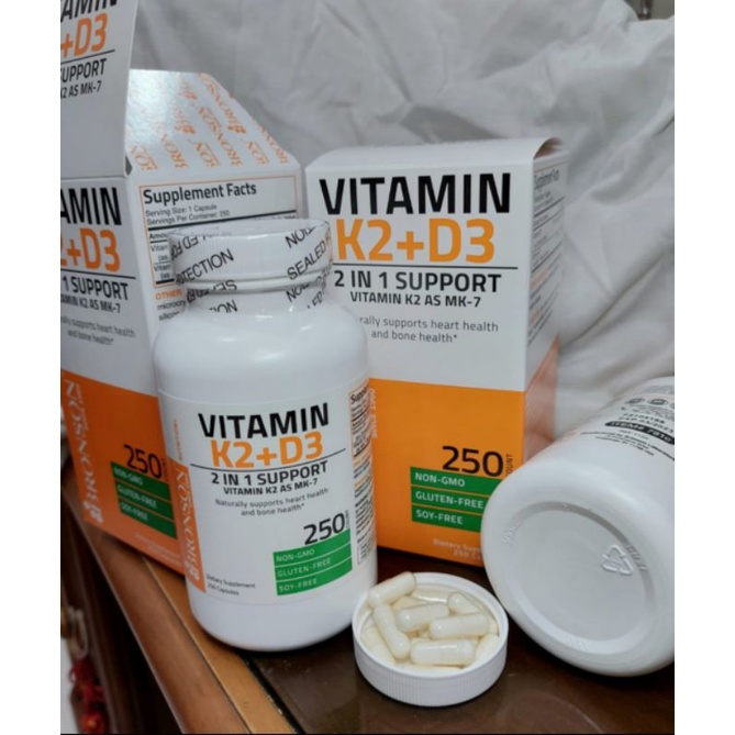 Jual Bronson Vitamin K2 + D3 5000 IU Shopee Indonesia