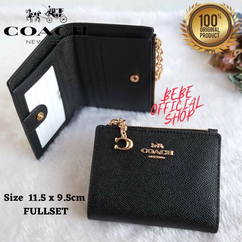 Coach snap card case wallet sale