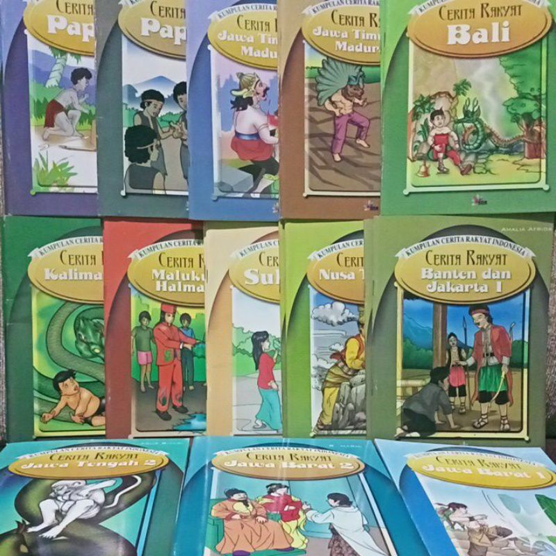 Jual Buku Kumpulan Cerita Rakyat Indonesia. Cerita Rakyat Bali Papua ...