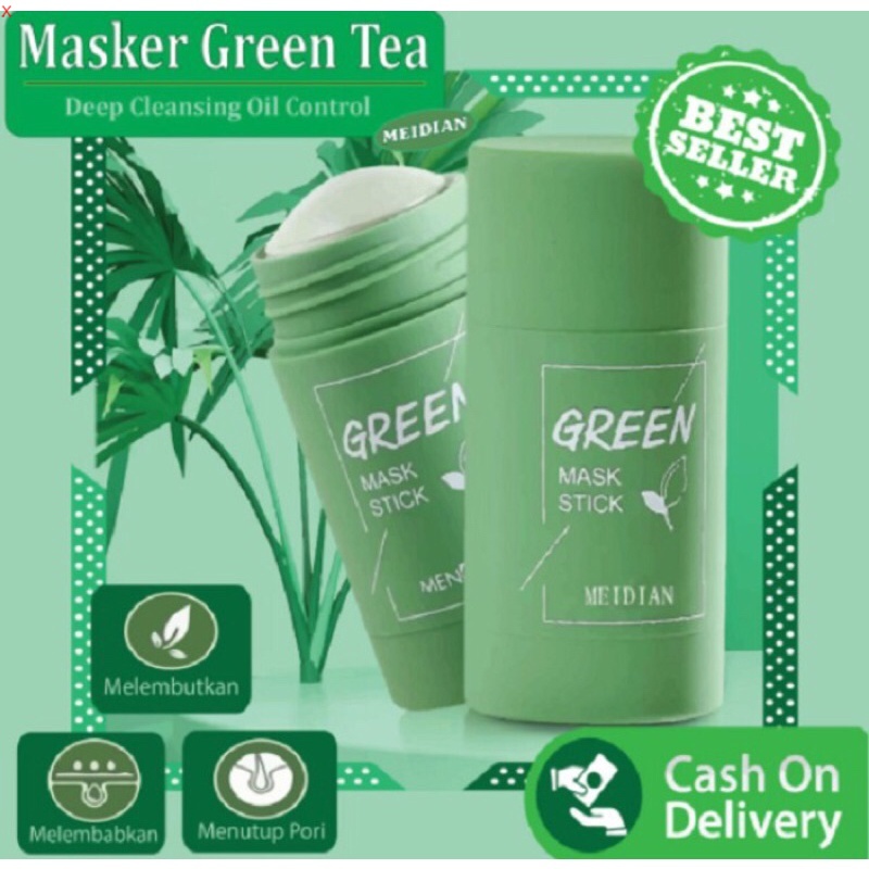 Jual MEDIAN GREEN STICK MASK MASKER GREENTEA STIK MEDIAN GREEN TEA STICK MASK ORIGINAL