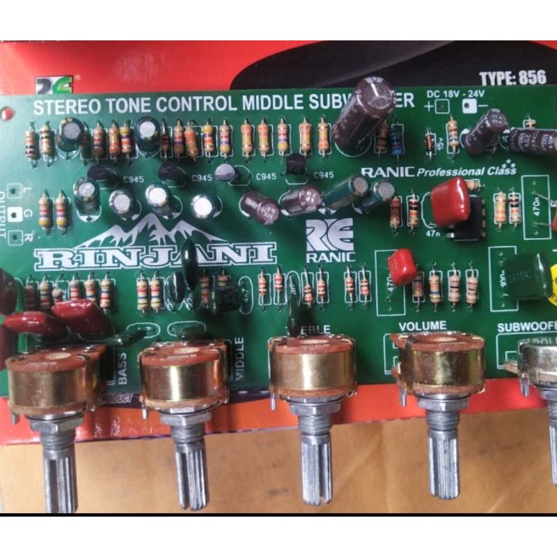 Jual KIT STEREO TONE CONTROL 007 MIDDLE RINJANI PLUS SUBWOOFER RANIC ...
