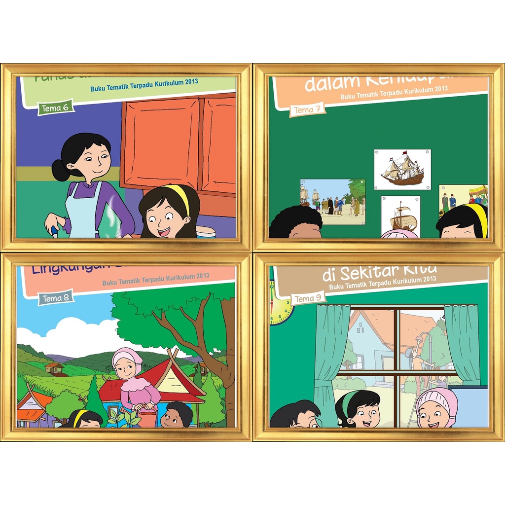 Jual PAKET Buku Tematik Siswa SD Kelas 5 Semester 2 TEMA 6789 | Shopee ...