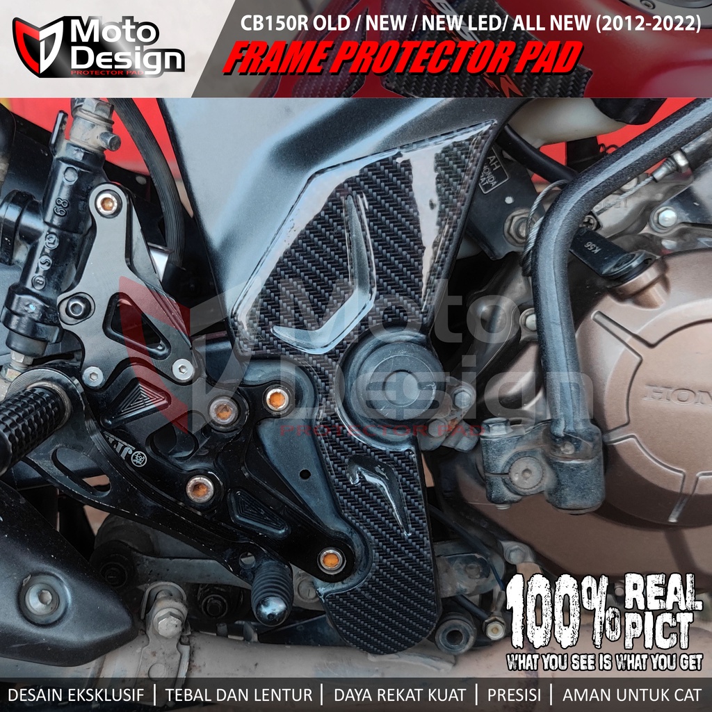 Jual Stiker Timbul Carbon Protector Pad Frame Rangka CB150R CB 150 R ...