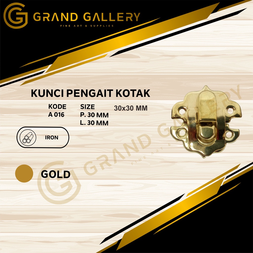 Jual Kunci Pengait box/ kunci kotak perhiasan/gembok tas, A016 30 x ...
