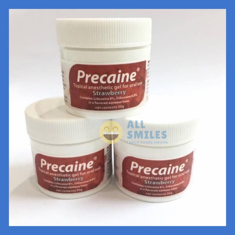 Jual Precaine precain dental topical gel oral anesthetic anestesi