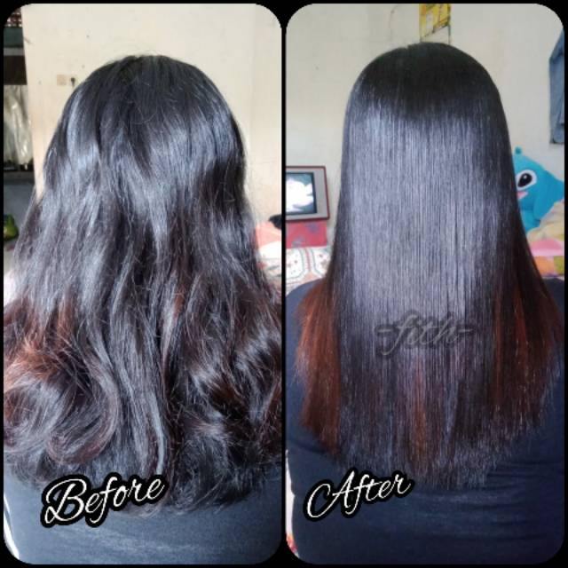 SALON YOTU Before- After Smoothing Keratin? Foto Kiri Habis, 41% OFF