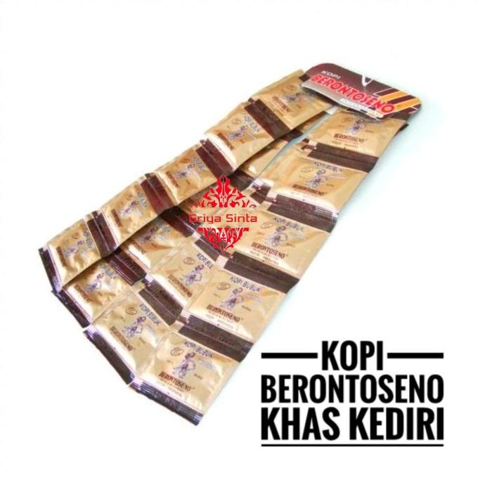 Jual Kopi Hitam Brontoseno Asli Kediri 20sachet kecil | Shopee Indonesia