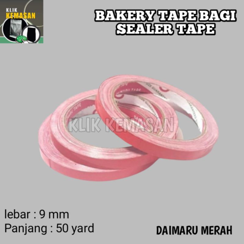Jual BAKERY TAPE DAIMARU ISOLASI LAKBAN PEREKAT ROTI WARNA VEGETABLE ...