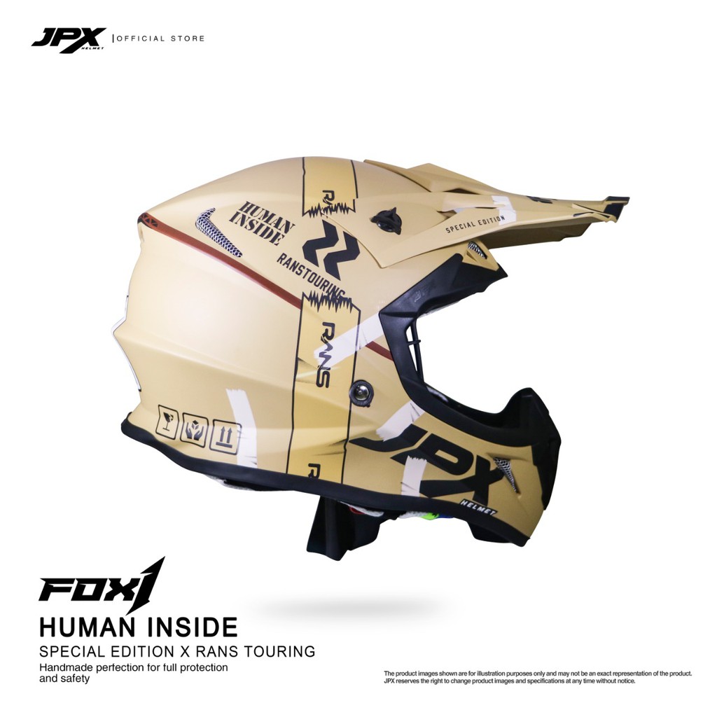 Jual Helm Full Face Cross Pria Wanita Harian Motor Trail Tebal Nyaman ...