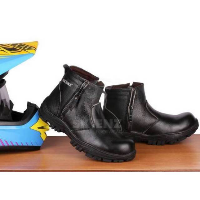 Jual COD Sepatu Septi Saveti Safety Boot King Shoes SKN Ujung Besi